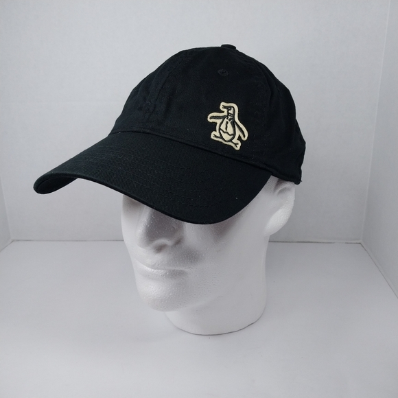 Original Penguin Other - Original Penguin Embroidered Black Adjustable Baseball Cap - One Size Fits All -